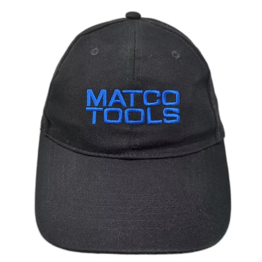 Matco Tools Baseball Cap Black Blue OS Hat Embroidered Strapback Structured